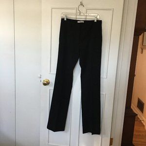 PRADA black straight leg pants  wool  Size 42